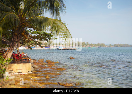 Ochheuteal Beach, Sihanoukville, Kambodscha Stockfoto