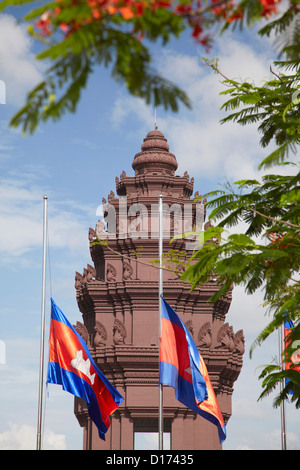 Independence Monument, Phnom Penh, Kambodscha Stockfoto