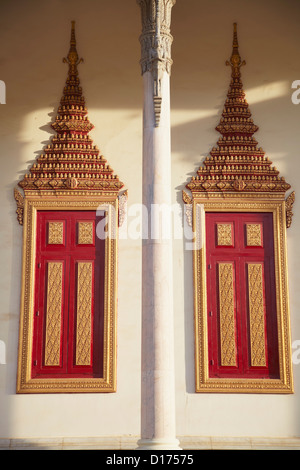Details zur Silber-Pagode im Königspalast, Phnom Penh, Kambodscha Stockfoto
