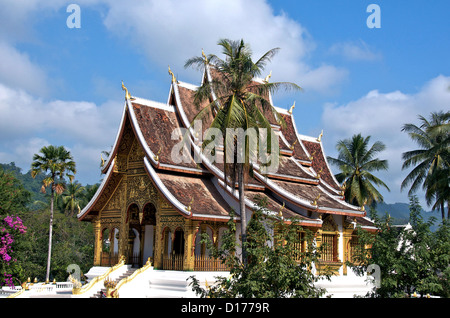 Haw Pha Bang Tempel Luang Prabang Laos Stockfoto