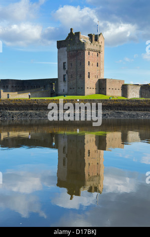 Broughty Ferry Burg, Fluss Tay, Dundee, Schottland, UK Stockfoto