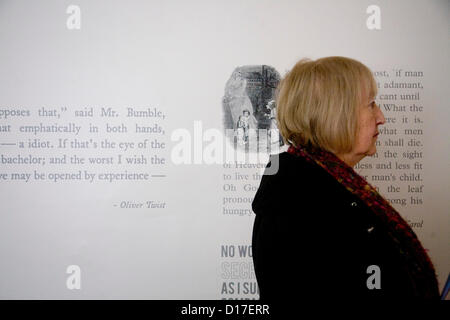 10. Dezember 2012. London UK. Das ehemalige Wohnhaus des Schriftstellers Charles Dickens in London nach einer £ 3,1 Millionen Verjüngungskur Umbau von privaten und Lotterie Finanzierung für das Publikum geöffnet. Stockfoto