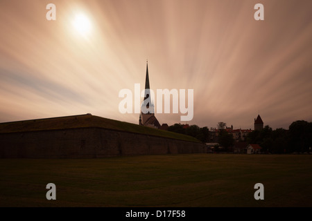 Silhouette der Kirchturm gegen Himmel Stockfoto