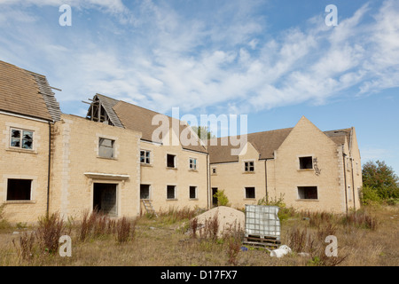 Verlassene Siedlung in der Nähe von Gloucester, England Stockfoto