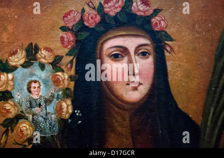 Sankt Rosa von Lima 1586-1617-Peru Stockfoto