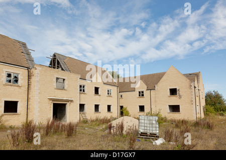 Verlassene Siedlung in der Nähe von Gloucester, England Stockfoto