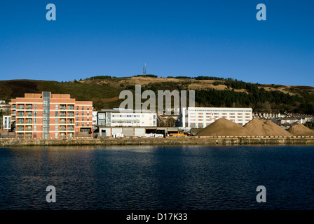 ehemaligen Dock SA1 Entwicklung Swansea Süd wales uk Stockfoto