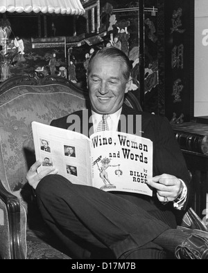 MAURICE CHEVALIER (1888 – 1972), französischer Schauspieler, Sänger und Entertainer über 1960 Stockfoto