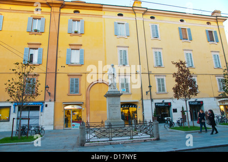 Piazza Matteotti Square an der Via Emilia Straße zentrale Modena Stadt Emilia-Romagna Region Italien Mitteleuropa Stockfoto