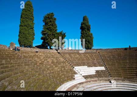 Teatro Grande in Lava in der Nähe von Neapel in Kampanien Italien La Grand Theater aus dem 2. Jahrhundert v. Chr. Pompeji der römischen Stadt begraben Stockfoto