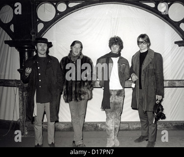 DIE BYRDS uns pop-Gruppe in London im Februar 1967 von l: Dave Crosby, Mike Clark, Chris Hillman, Roger McGuinn Stockfoto