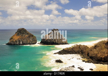 Ilha Dois Irmãos, Fernando De Noronha, Brasilien Stockfoto