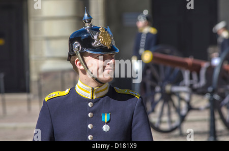 Schwedische Königliche Wache Stockfoto