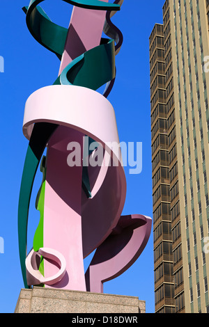 Große Gnade Skulptur von Jerry Peart, Peachtree Street, Atlanta, Georgia, USA Stockfoto