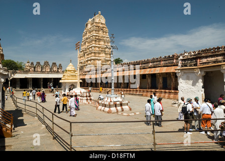 Der Virupaksha-Tempel in Hampi, Karnataka.India Stockfoto