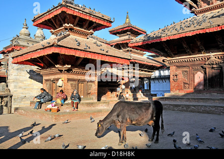 Tempel, Durbar Platz, Kathmandu, Nepal Stockfoto