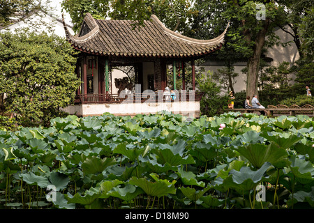 Humble Administrator's Garten in Suzhou, China. Stockfoto