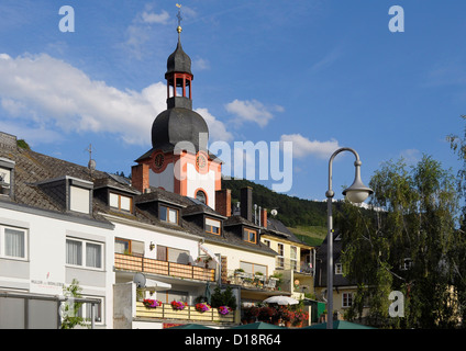 Rheinland-Pfalz, Zell an der Mosel, Altstadt, Landkreis Cochem-Zell, Stockfoto