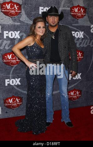 Las Vegas, USA. 10. Dezember 2012. Jason Aldean im Ankunftsbereich für American Country Music Awards, Mandalay Bay Theatre, Las Vegas, NV 10. Dezember 2012. Foto von: MORA/Everett Collection Stockfoto