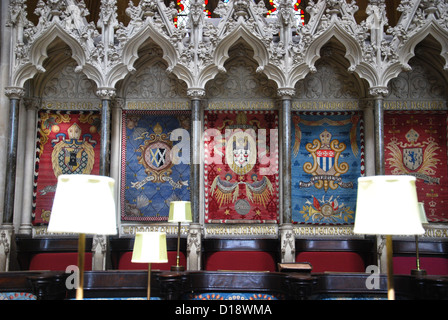 der Chor an der Wells Cathedral Somerset in England Stockfoto