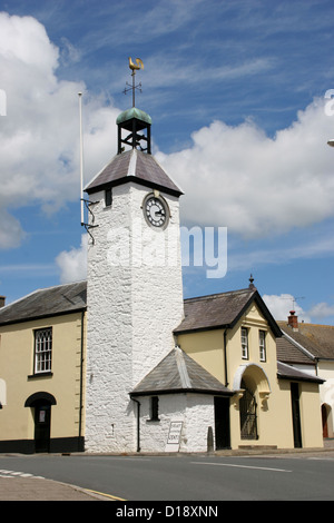 Rathaus Laugharne Carmarthenshire Wales UK Stockfoto