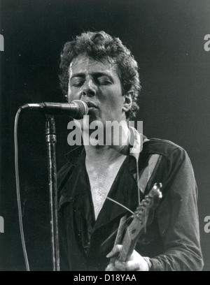 DER CLASH UK-Rock-Gruppe mit Joe Strummer im Rainbow 1978 auf komplette Kontrolle Tour. Foto Eddie Duggen Stockfoto