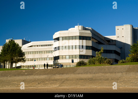 Swansea Beach und County Hall, Swansea, Südwales, uk Stockfoto