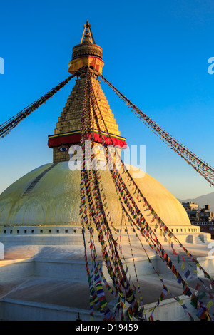 Boudhanath Stupa, Kathmandu, Kathmandu-Tal, UNESCO World Heritage Site, Nepal Stockfoto