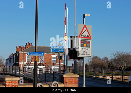 Selby Straßenbrücke - A19 Selby Straße Stockfoto