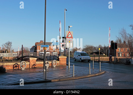 Selby Straßenbrücke - A19 Selby Straße Stockfoto