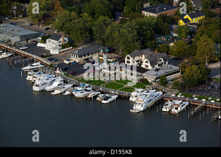 Luftaufnahme Saugatuck, Michigan Stockfoto