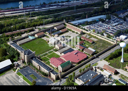 Luftaufnahme Joliet Correctional Center, Joliet, Illinois Stockfoto