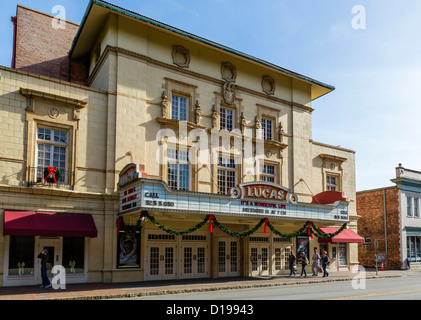 Die historischen Lucas-Theater, Abercorn Street, Savannah, Georgia, USA Stockfoto