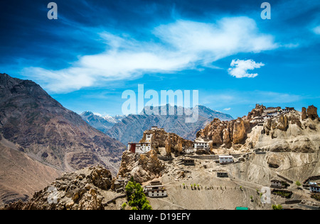 Dhankar Gompa. Spiti Valley, Himachal Pradesh, Indien Stockfoto