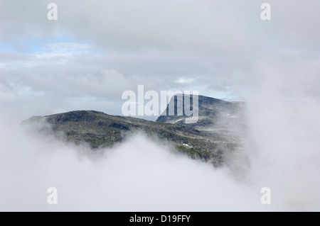 Blick vom Dalsnibba Mountain Aussichtspunkt in der Nähe von Geiranger, mehr Og Romsdal, Norwegen Stockfoto