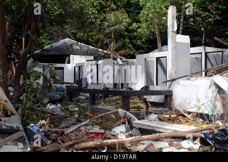 MOO Koh Surin Marine Nationalpark an der Westküste von Thailand war betroffen von dem Tsunami 2004. Stockfoto