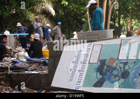 MOO Koh Surin Marine Nationalpark an der Westküste von Thailand war betroffen von dem Tsunami 2004. Stockfoto