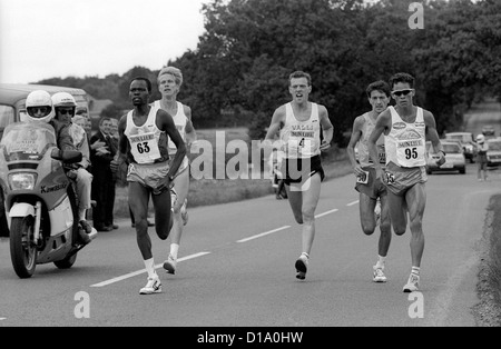 Läufer in der Sonne Leben große Rennen 1990 Stockfoto