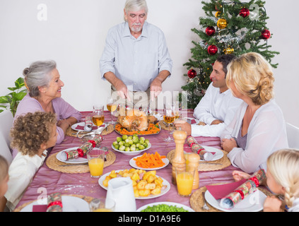 Großvater Schnitzen der Türkei Stockfoto