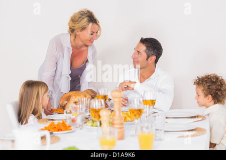 Mutter für einen Truthahn Stockfoto