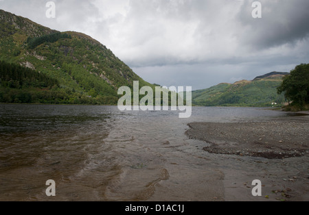 Loch Lubnaig in der Nähe von Callander, Stirlingshire, Schottland Stockfoto