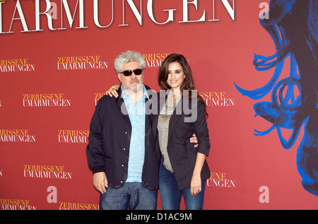 Berlin, Deutschland, Schauspielerin, Direktor, Penelope Cruz und Pedro Almodóvar Stockfoto