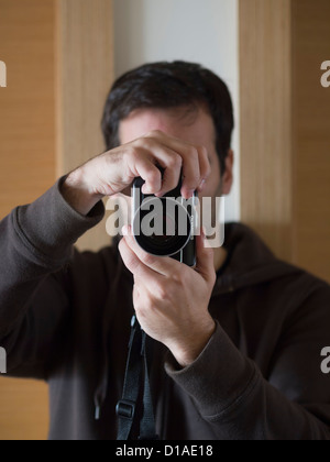 Menschen fotografieren Stockfoto