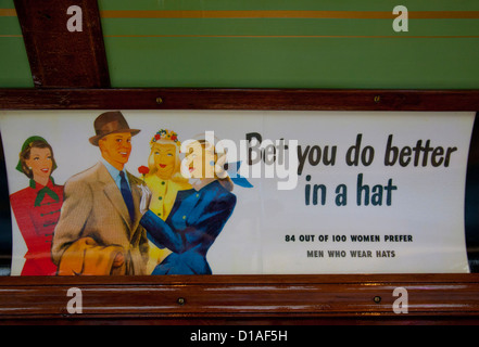 Seashore Trolley Museum in Kennebunkport, Maine Stockfoto