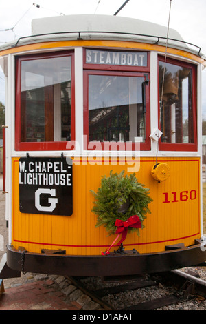Seashore Trolley Museum in Kennebunkport, Maine Stockfoto