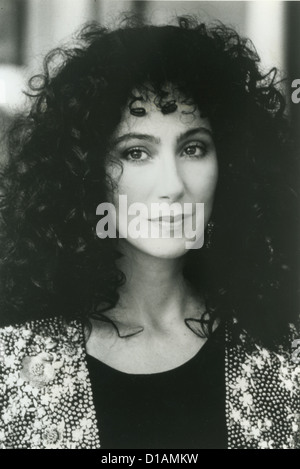 CHER US-Sängerin und Filmschauspielerin über 1975 Stockfoto