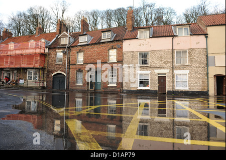 Überschwemmungen in Norton bei Derwent, North Yorkshire, Dezember 2012 Stockfoto