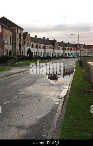 Überschwemmungen in Norton bei Derwent, North Yorkshire, Dezember 2012 Stockfoto