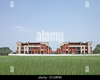 Modernes Haus Entwicklung in Milano Vororten Bereich Stockfoto