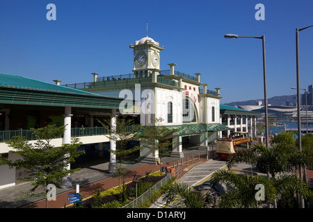 Zentrale Star Ferry Terminal, Hong Kong Stockfoto
